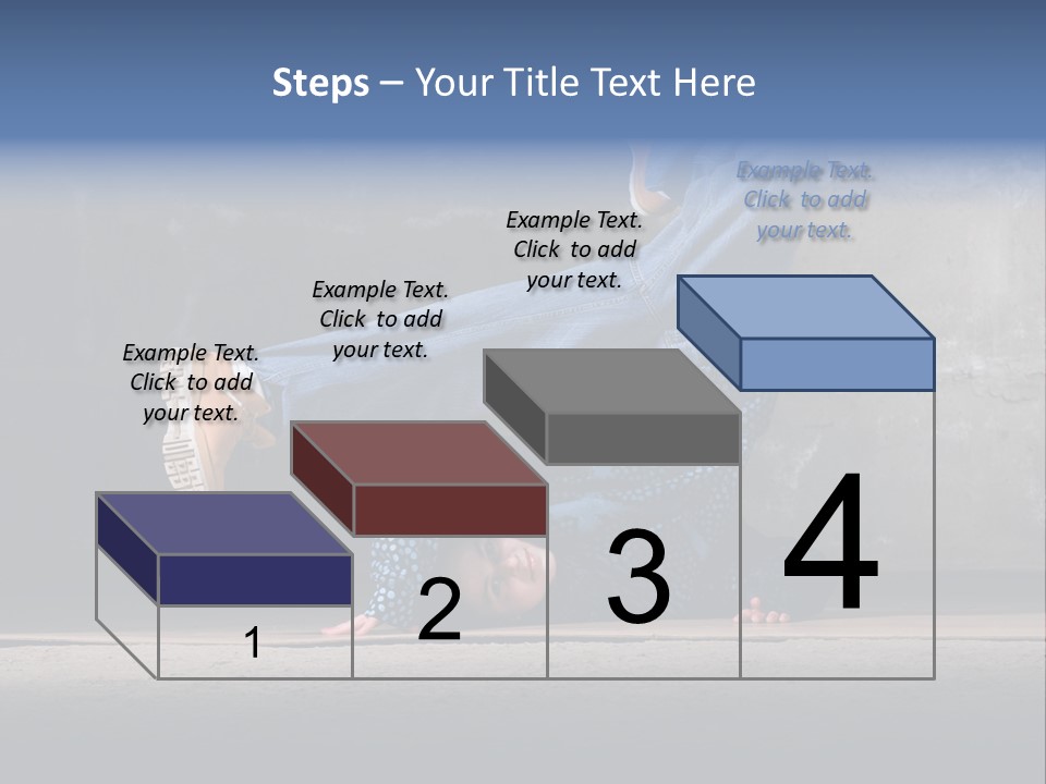 Boots Girl Emotional PowerPoint Template