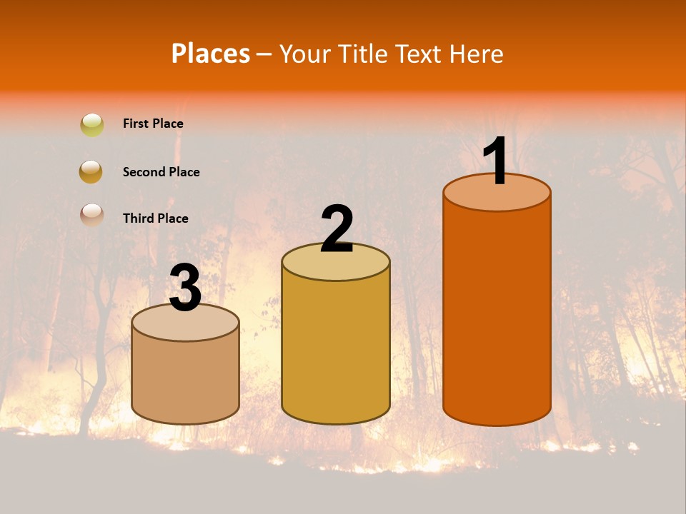 Fire Forest Hot PowerPoint Template