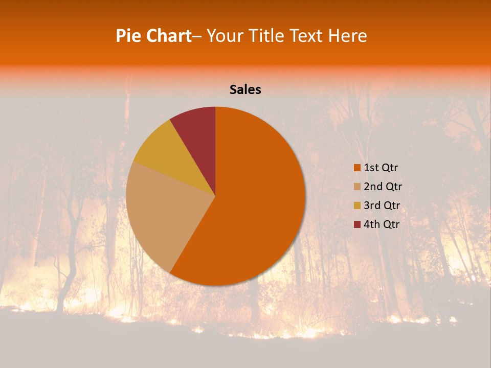 Fire Forest Hot PowerPoint Template