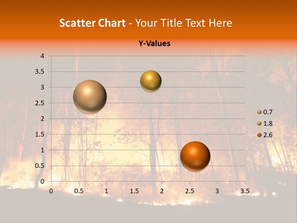 Fire Forest Hot PowerPoint Template