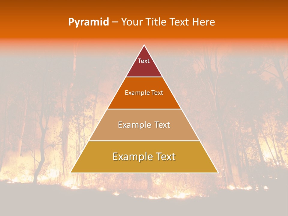 Fire Forest Hot PowerPoint Template