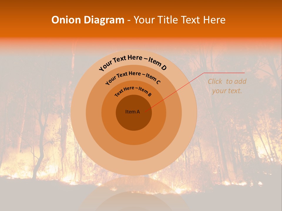 Fire Forest Hot PowerPoint Template