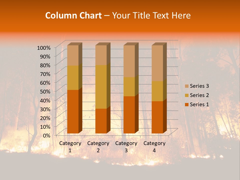 Fire Forest Hot PowerPoint Template