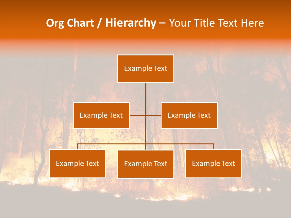 Fire Forest Hot PowerPoint Template