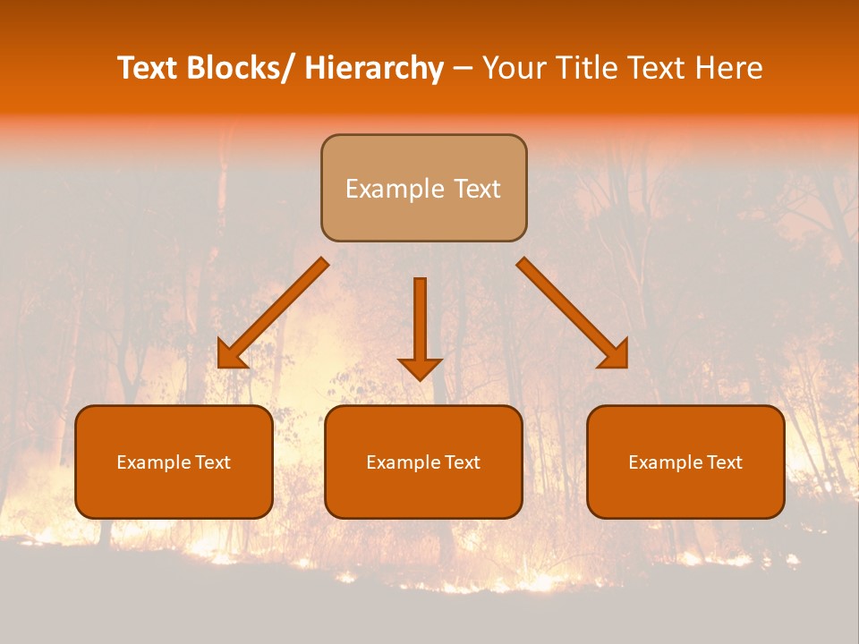 Fire Forest Hot PowerPoint Template