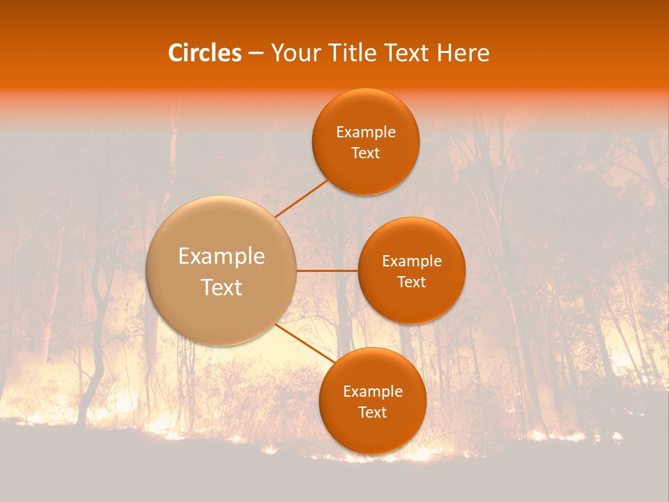 Fire Forest Hot PowerPoint Template