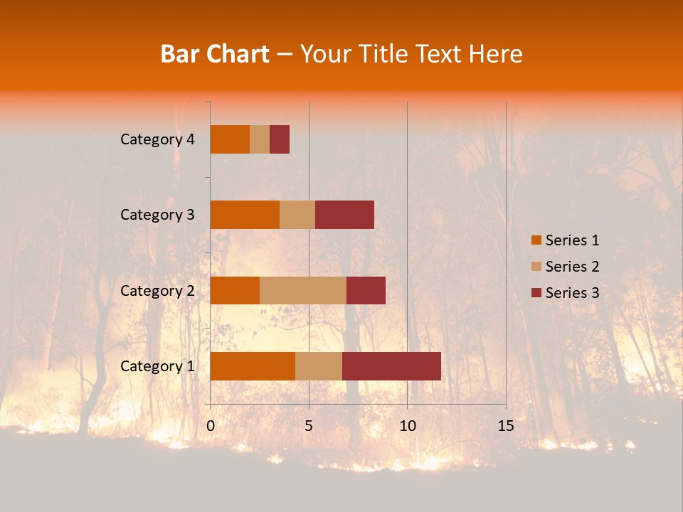 Fire Forest Hot PowerPoint Template