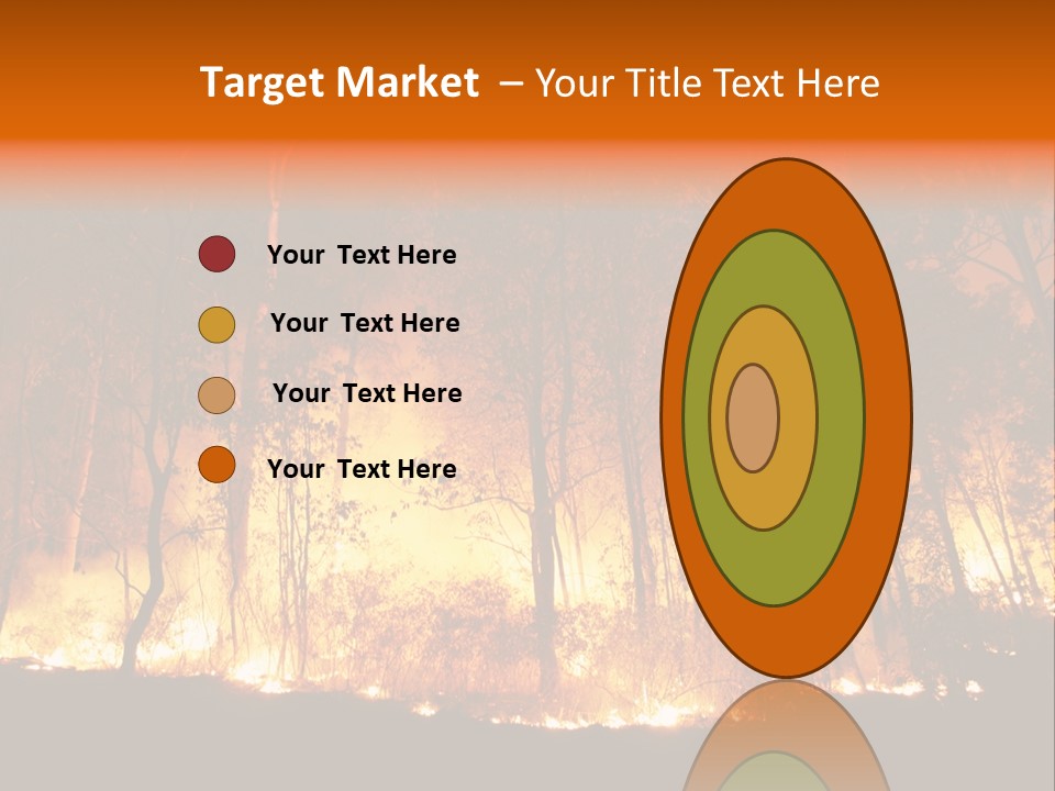 Fire Forest Hot PowerPoint Template