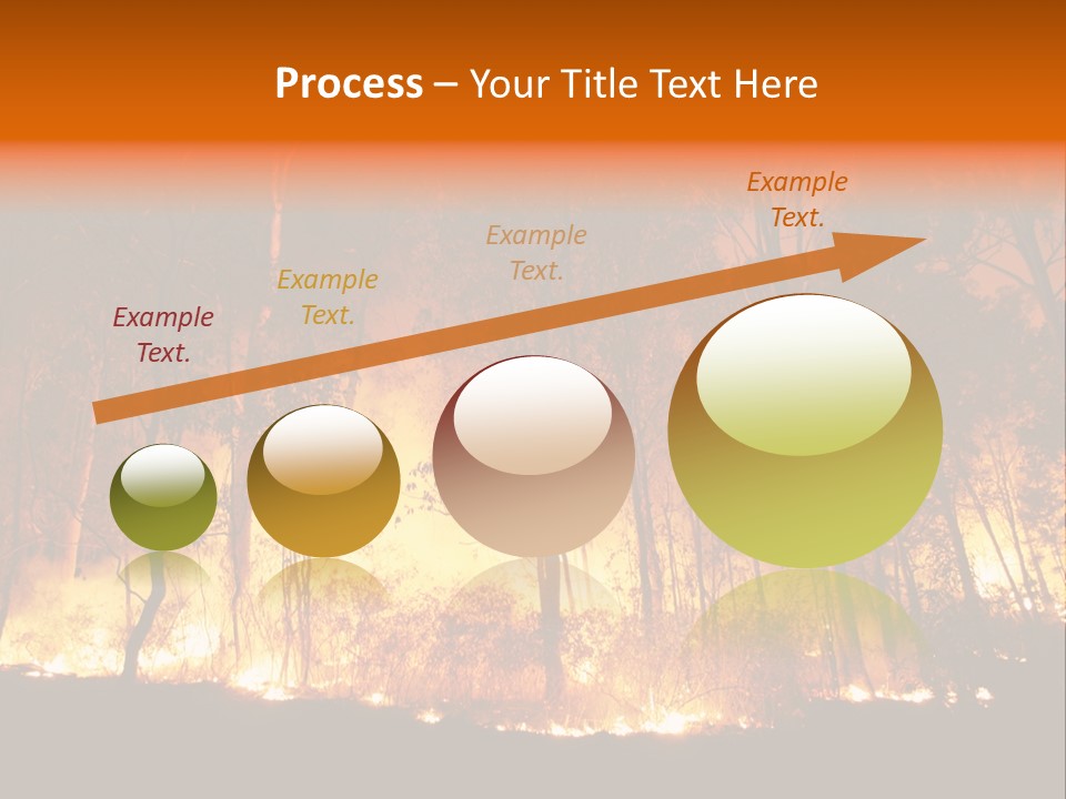 Fire Forest Hot PowerPoint Template