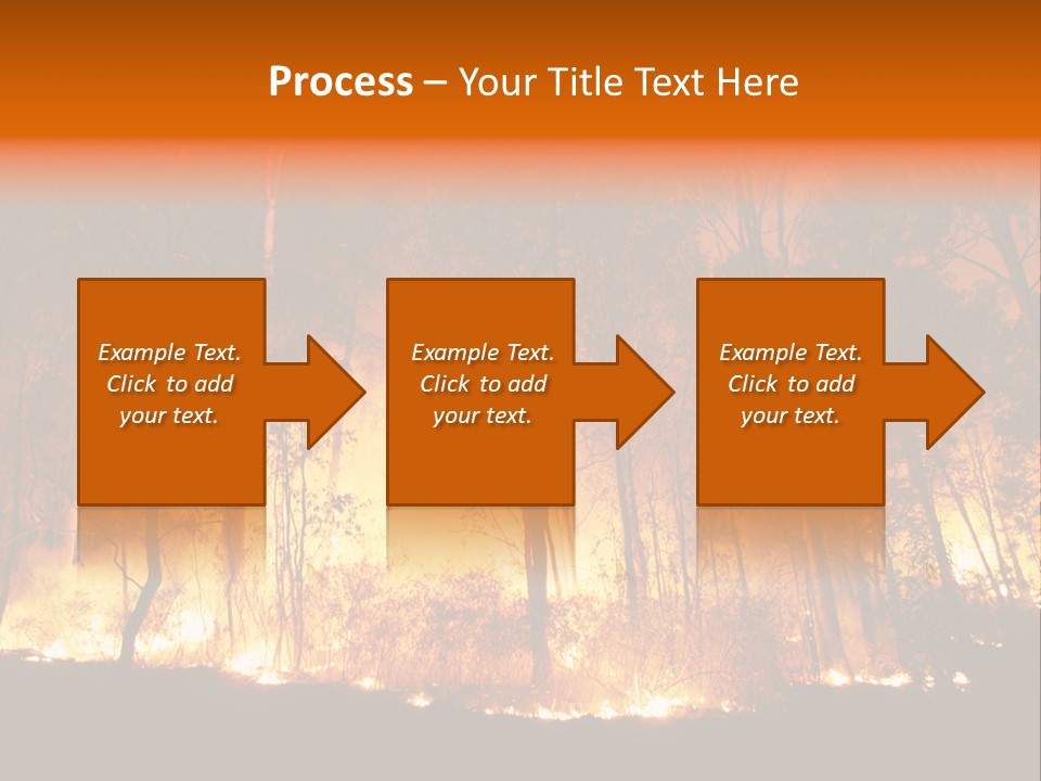 Fire Forest Hot PowerPoint Template