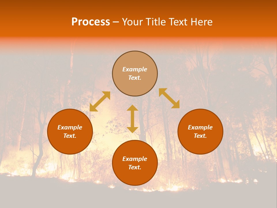 Fire Forest Hot PowerPoint Template