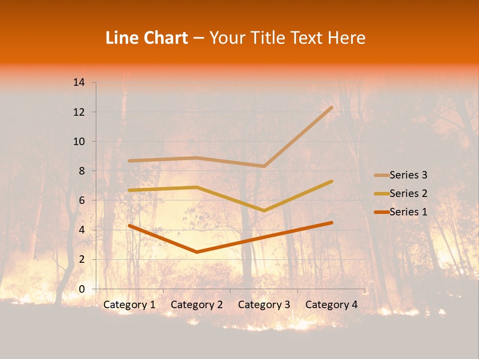 Fire Forest Hot PowerPoint Template