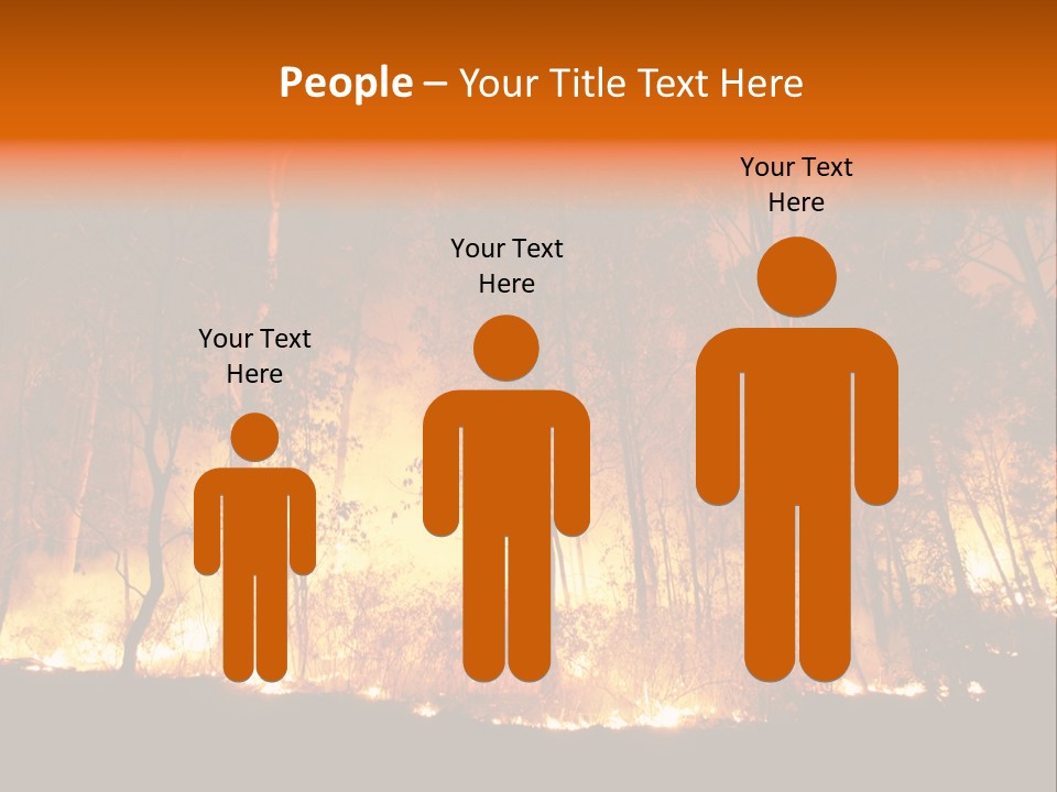 Fire Forest Hot PowerPoint Template