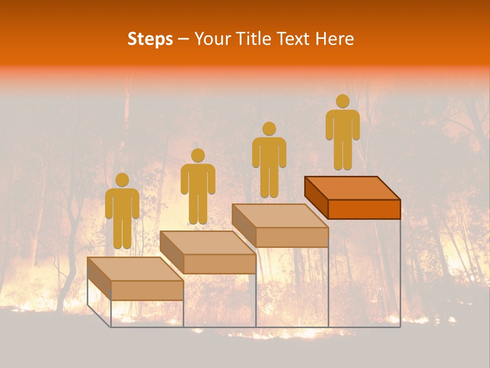 Fire Forest Hot PowerPoint Template