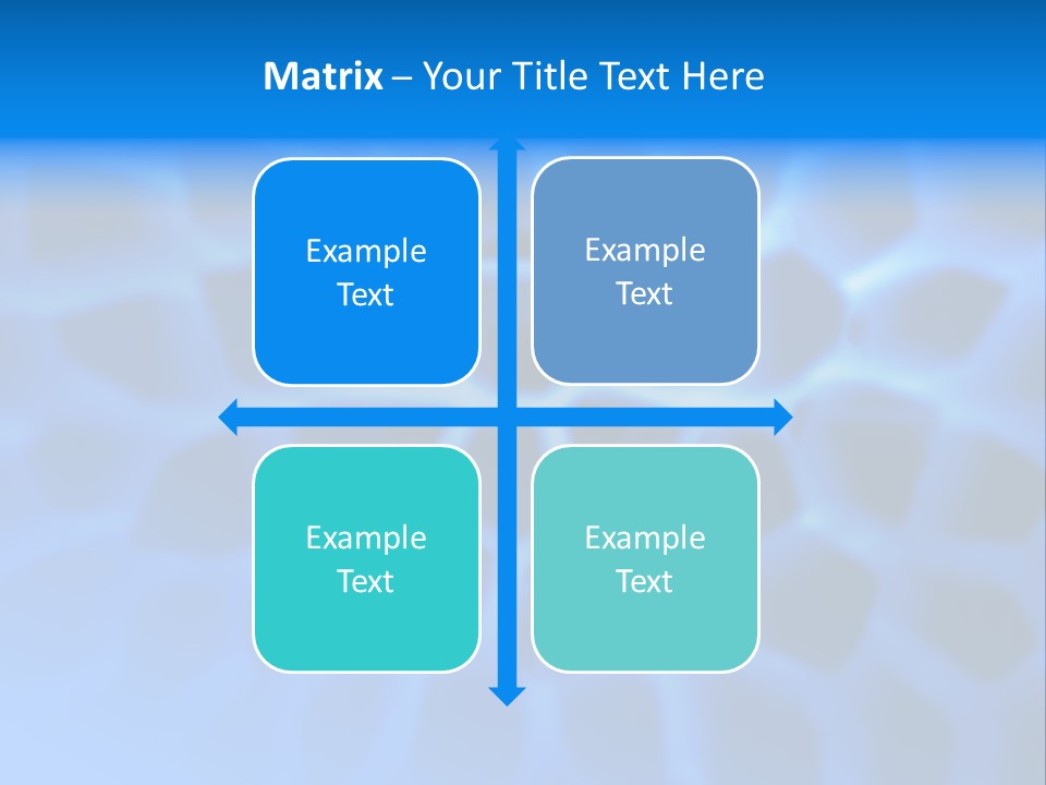 Background Blue Spiral PowerPoint Template