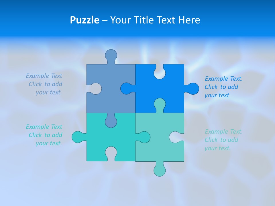 Background Blue Spiral PowerPoint Template