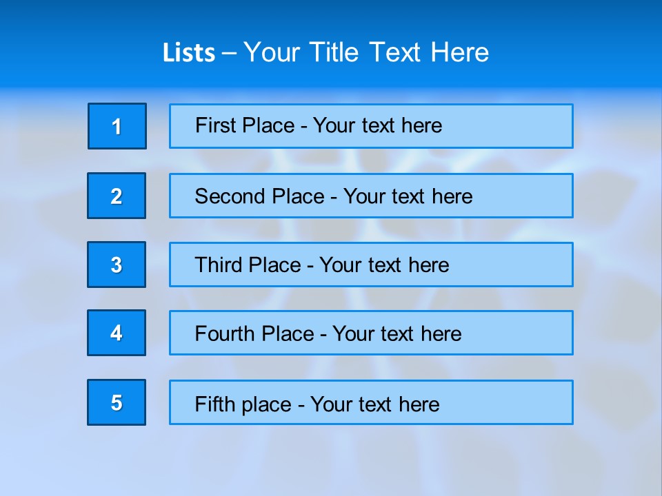 Background Blue Spiral PowerPoint Template