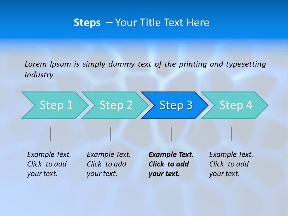 Background Blue Spiral PowerPoint Template