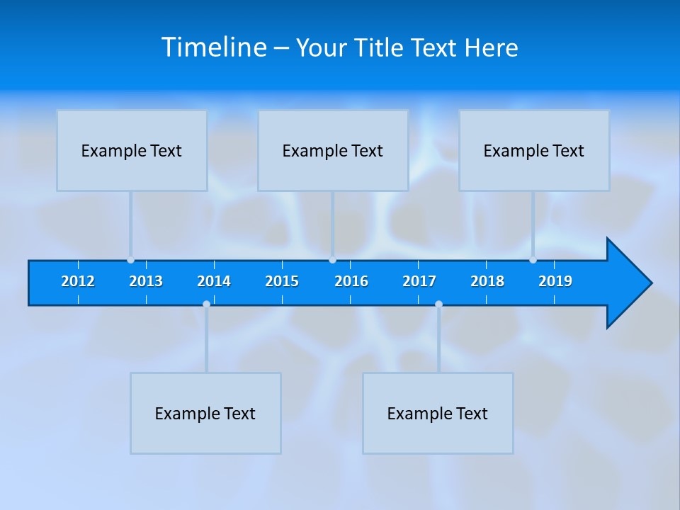 Background Blue Spiral PowerPoint Template