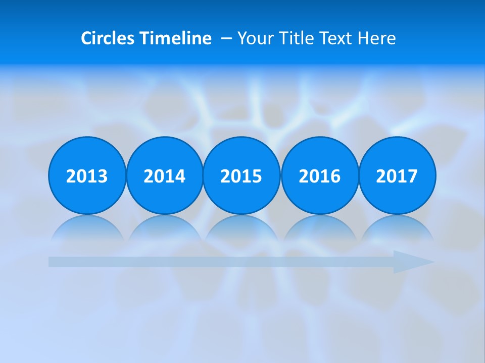 Background Blue Spiral PowerPoint Template