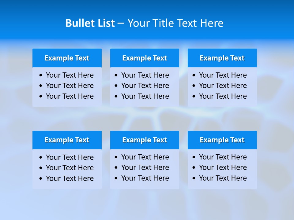 Background Blue Spiral PowerPoint Template