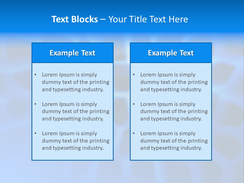 Background Blue Spiral PowerPoint Template