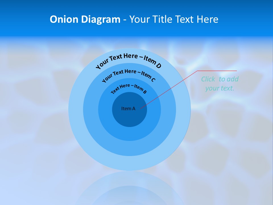 Background Blue Spiral PowerPoint Template