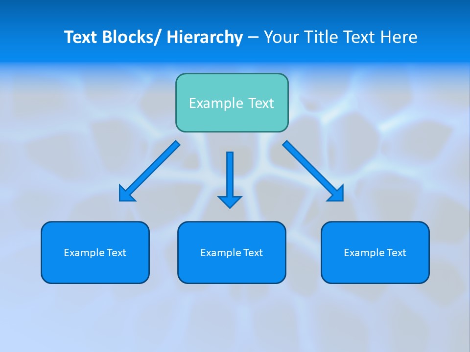 Background Blue Spiral PowerPoint Template