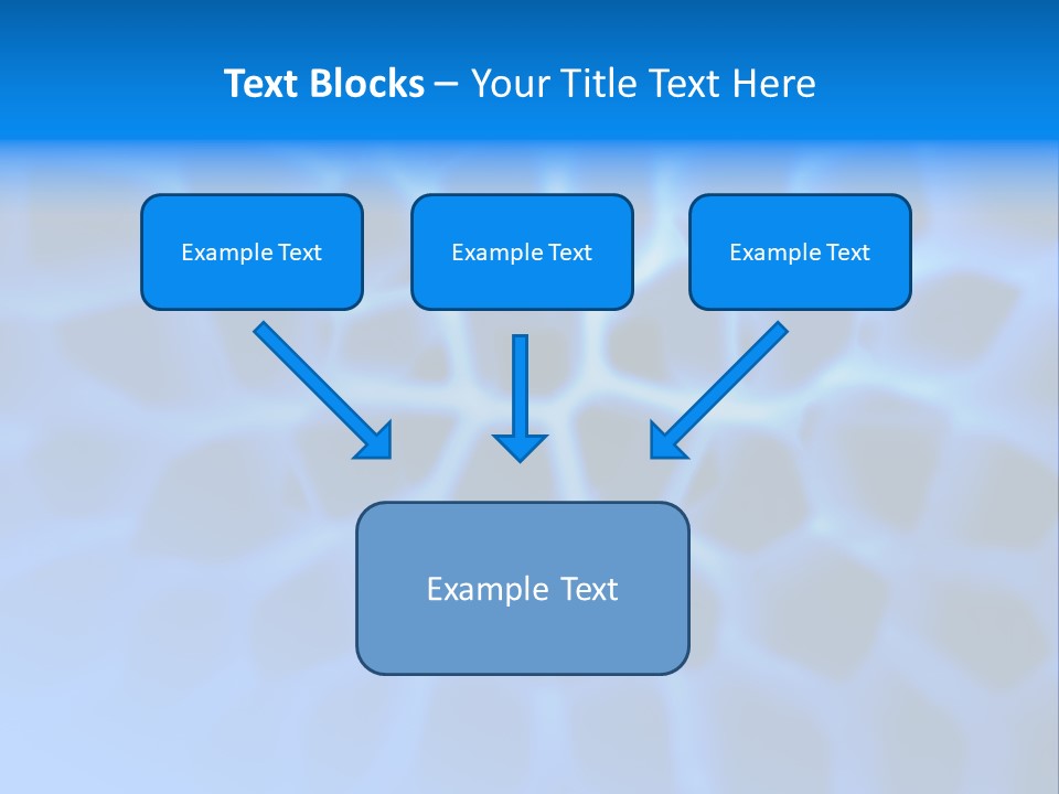Background Blue Spiral PowerPoint Template