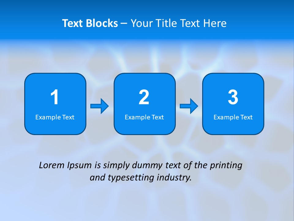 Background Blue Spiral PowerPoint Template