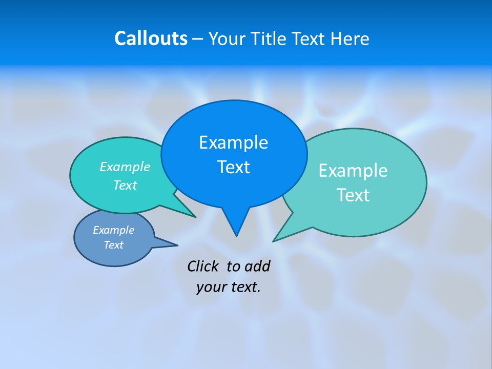 Background Blue Spiral PowerPoint Template
