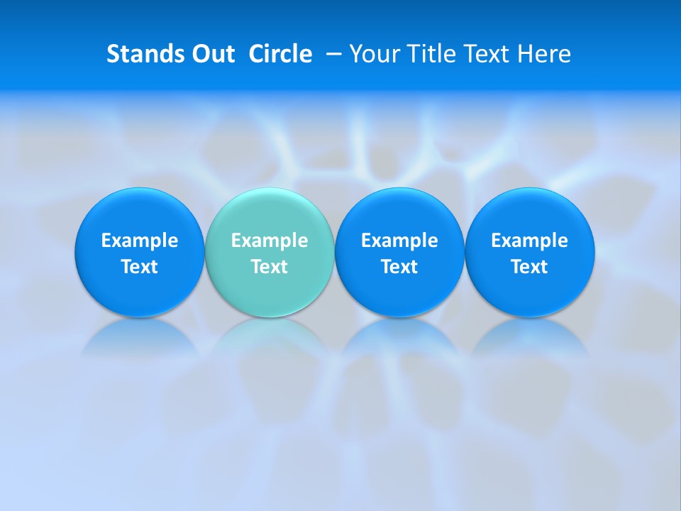 Background Blue Spiral PowerPoint Template