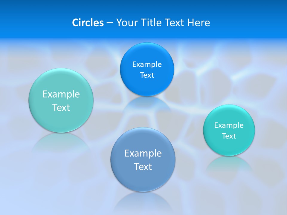 Background Blue Spiral PowerPoint Template