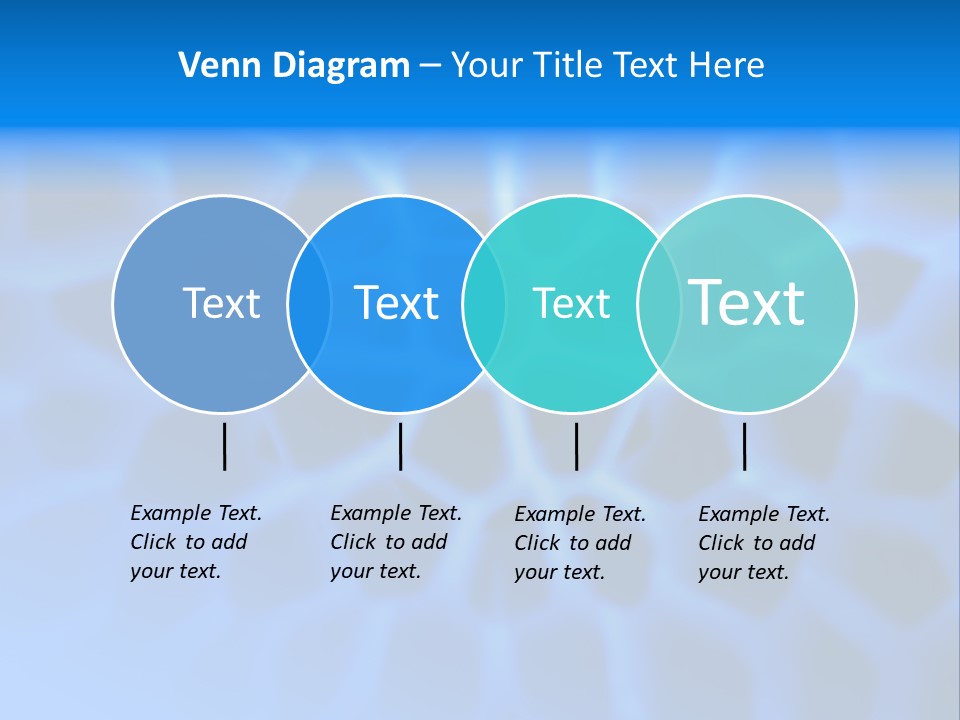 Background Blue Spiral PowerPoint Template