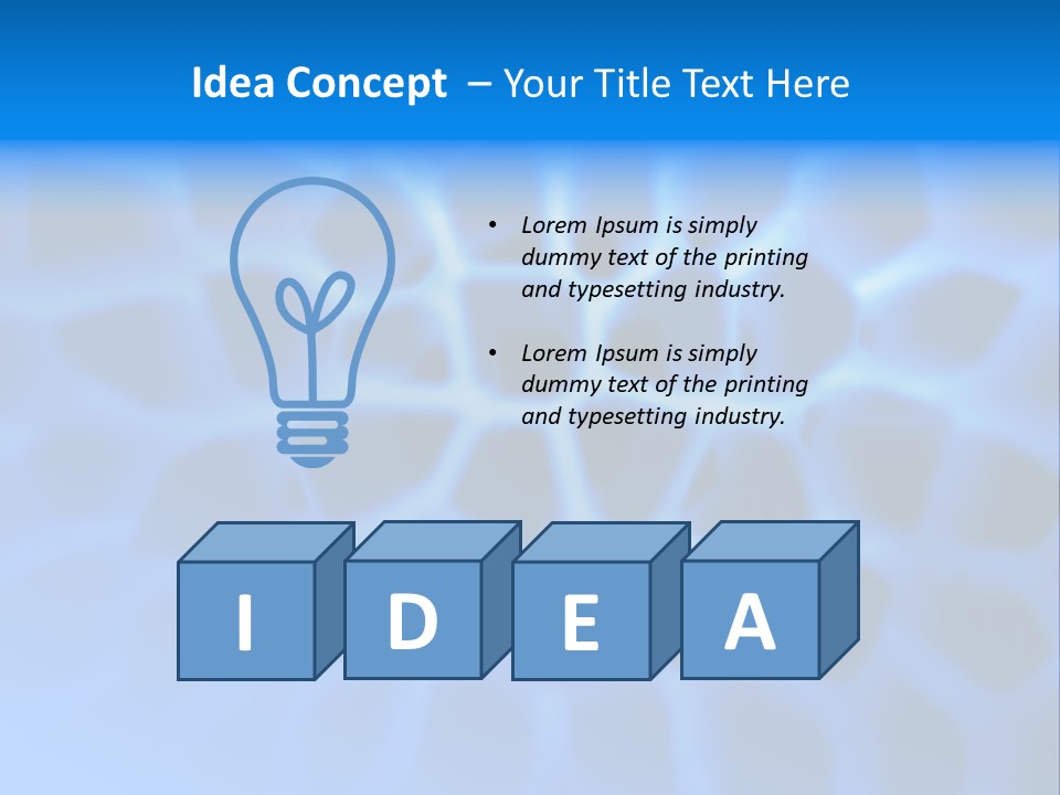 Background Blue Spiral PowerPoint Template