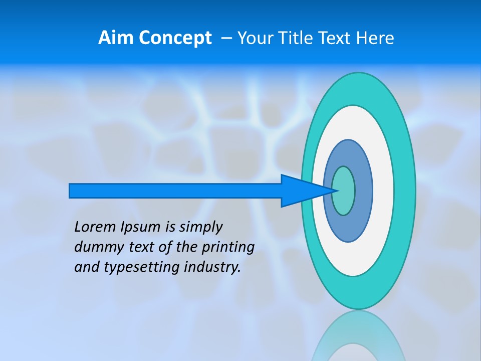 Background Blue Spiral PowerPoint Template