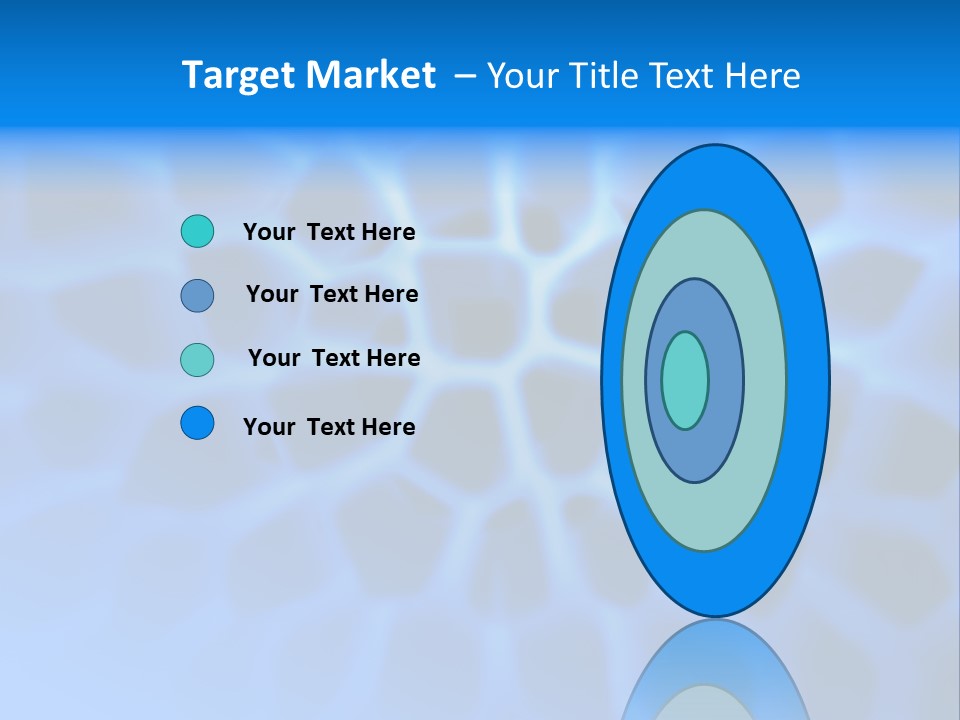 Background Blue Spiral PowerPoint Template