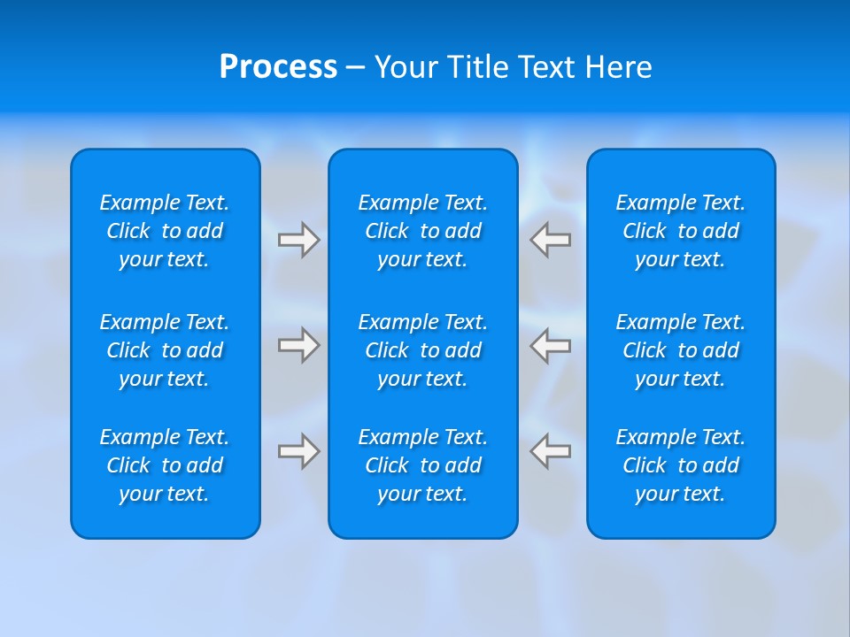 Background Blue Spiral PowerPoint Template