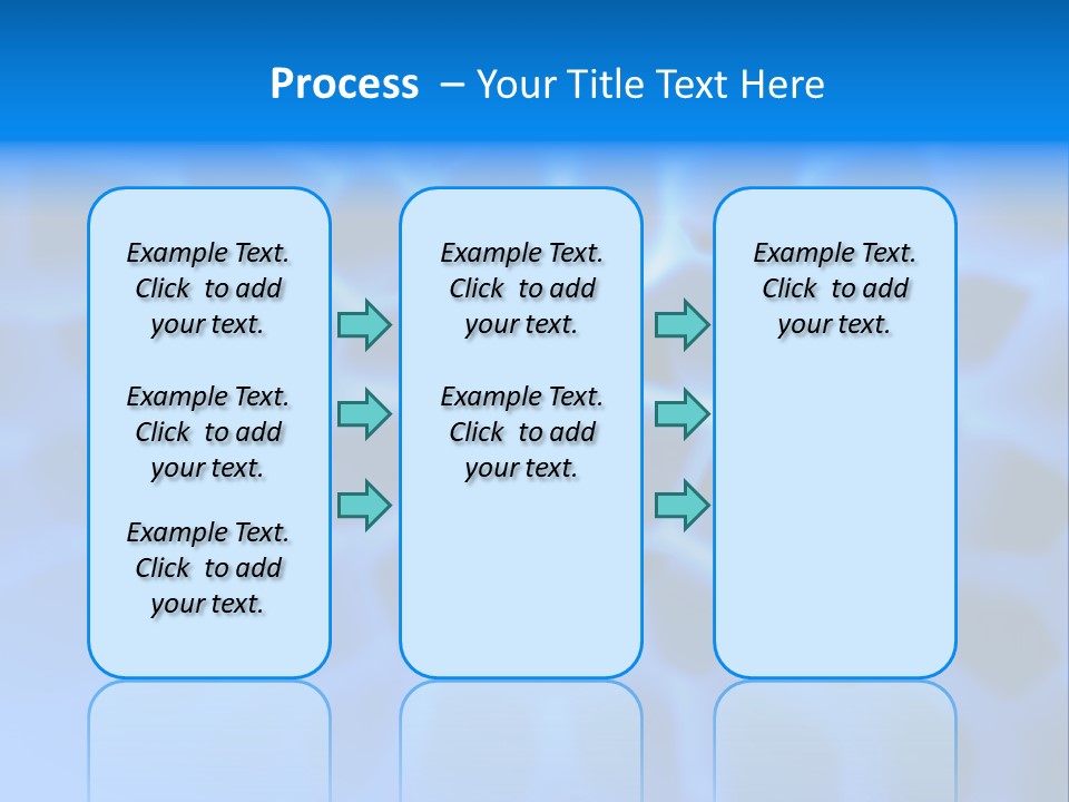 Background Blue Spiral PowerPoint Template