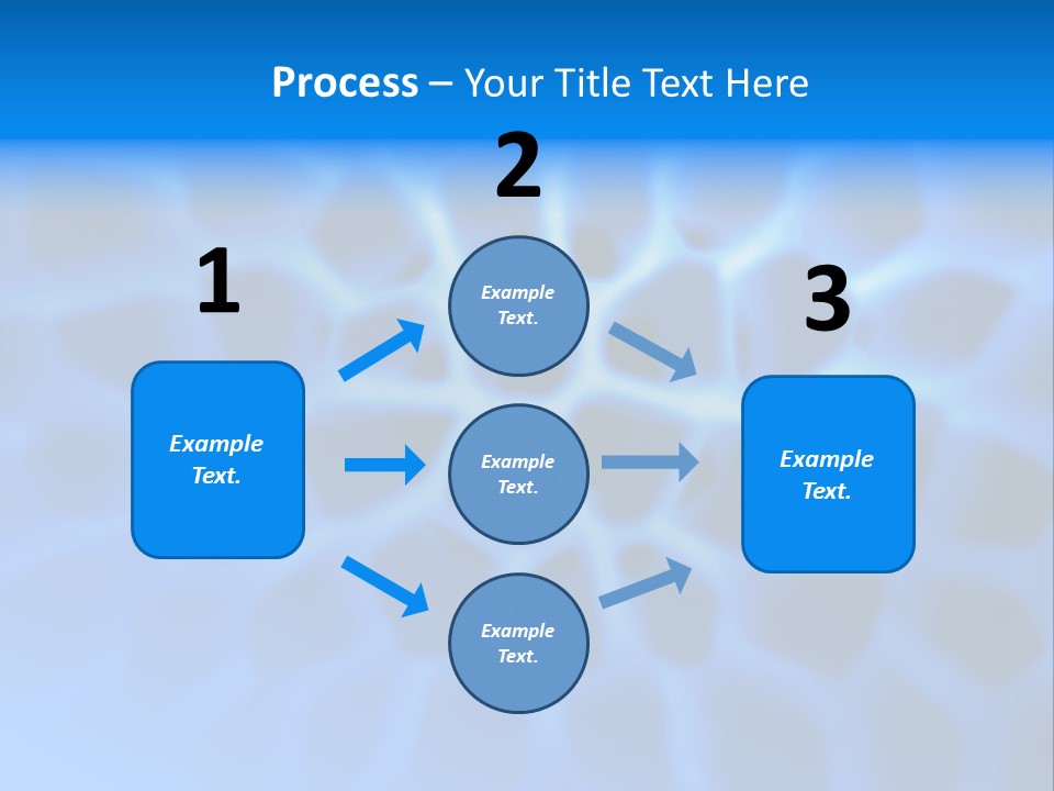 Background Blue Spiral PowerPoint Template