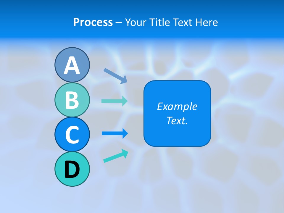 Background Blue Spiral PowerPoint Template