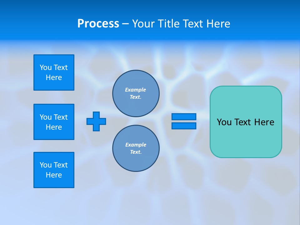 Background Blue Spiral PowerPoint Template