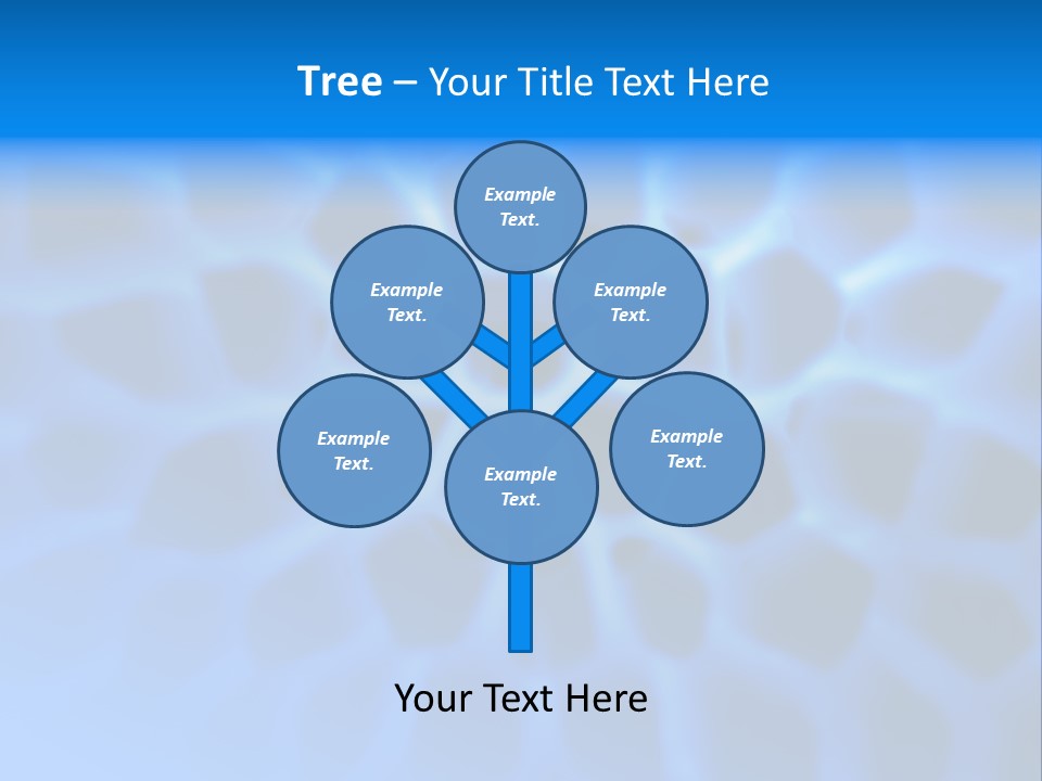 Background Blue Spiral PowerPoint Template