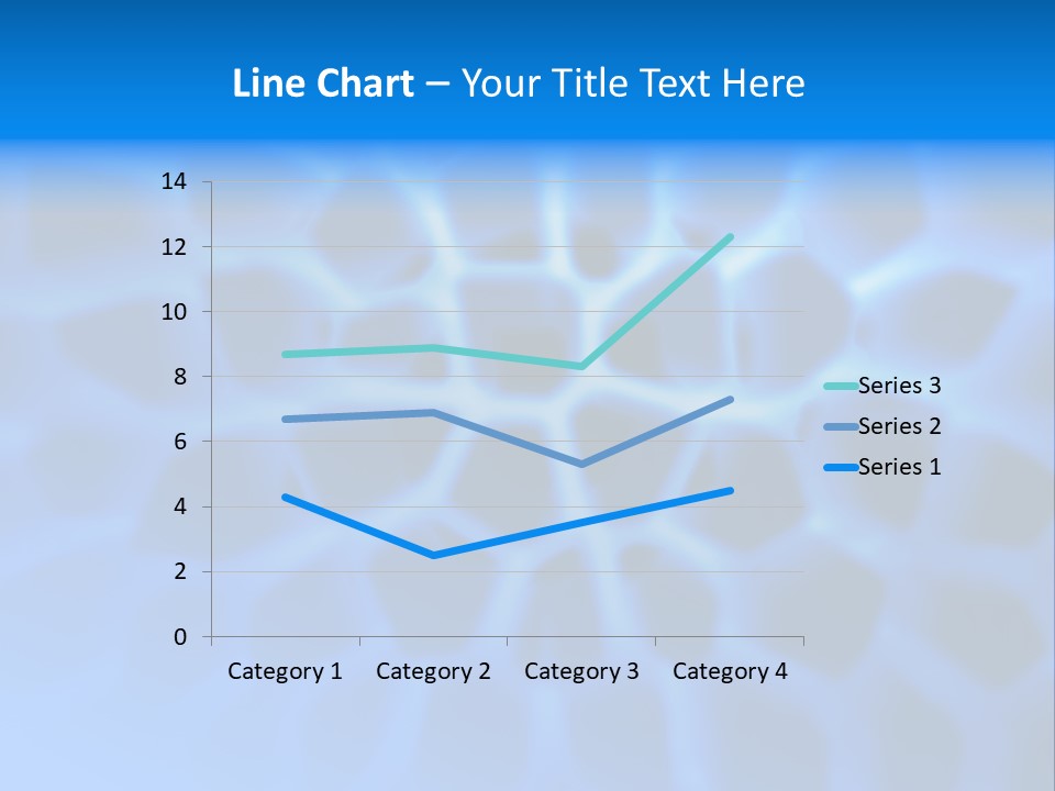 Background Blue Spiral PowerPoint Template