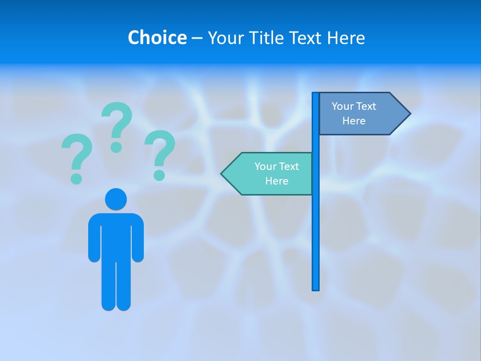 Background Blue Spiral PowerPoint Template