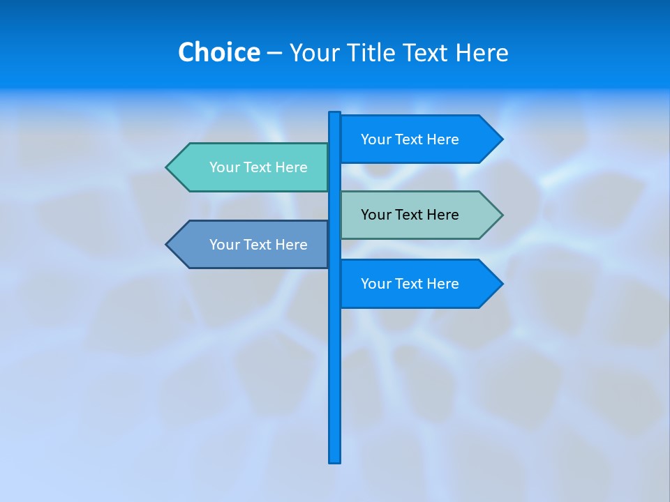 Background Blue Spiral PowerPoint Template