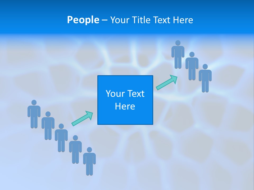 Background Blue Spiral PowerPoint Template