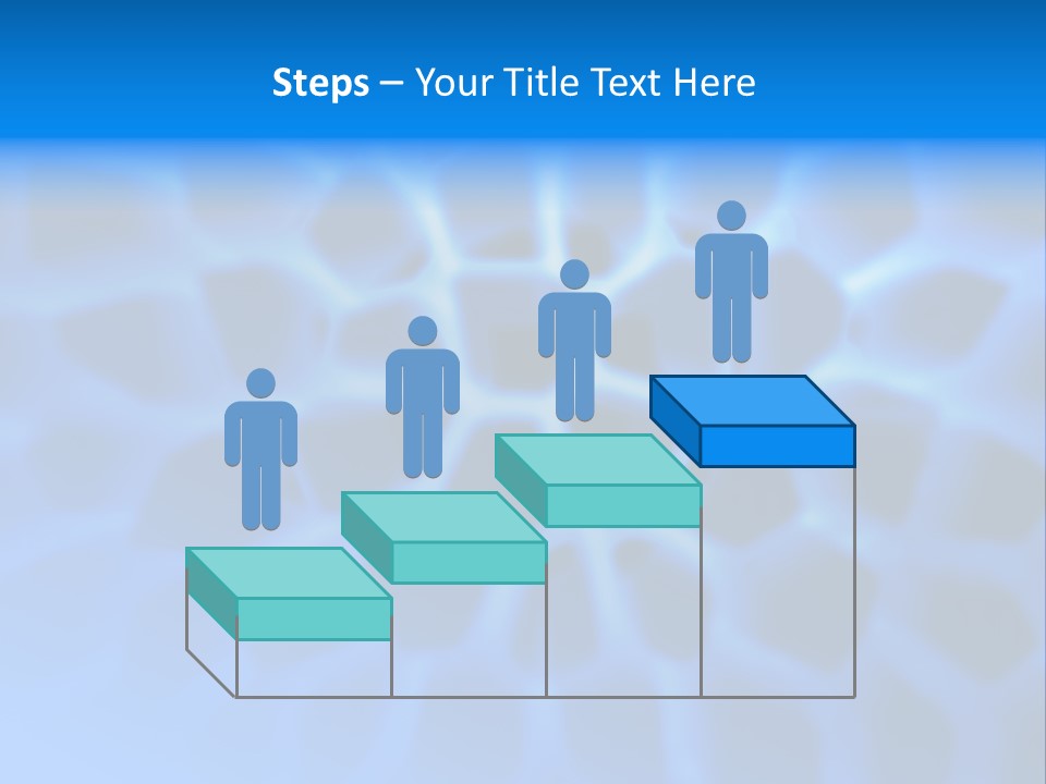 Background Blue Spiral PowerPoint Template