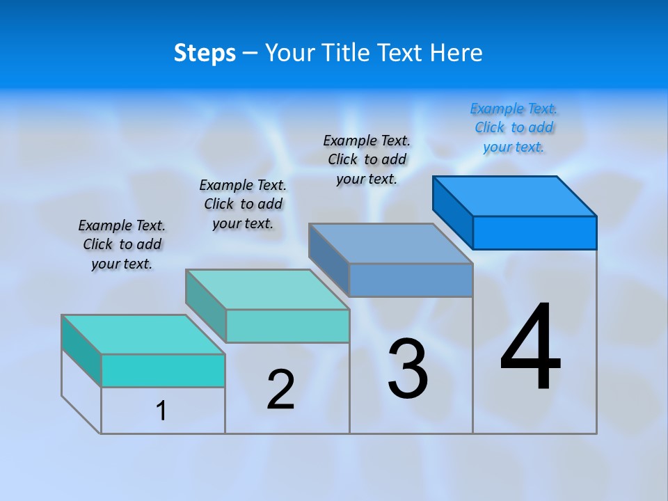 Background Blue Spiral PowerPoint Template