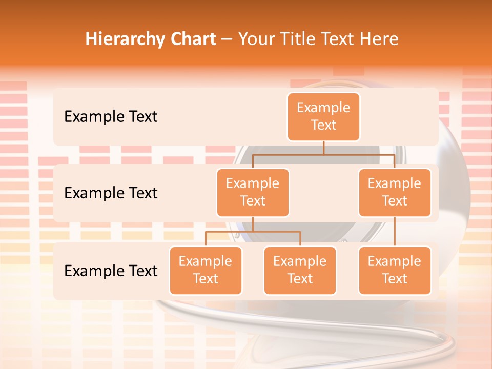 Multimedia Woofer Orange PowerPoint Template